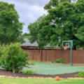Backyard Sports Courts with Synthetic Turf in West Michigan
